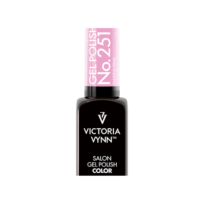 salon gel polish No.251 dazzle pink (TPO FREE, HEMA FREE, DI-HEMA FREE)